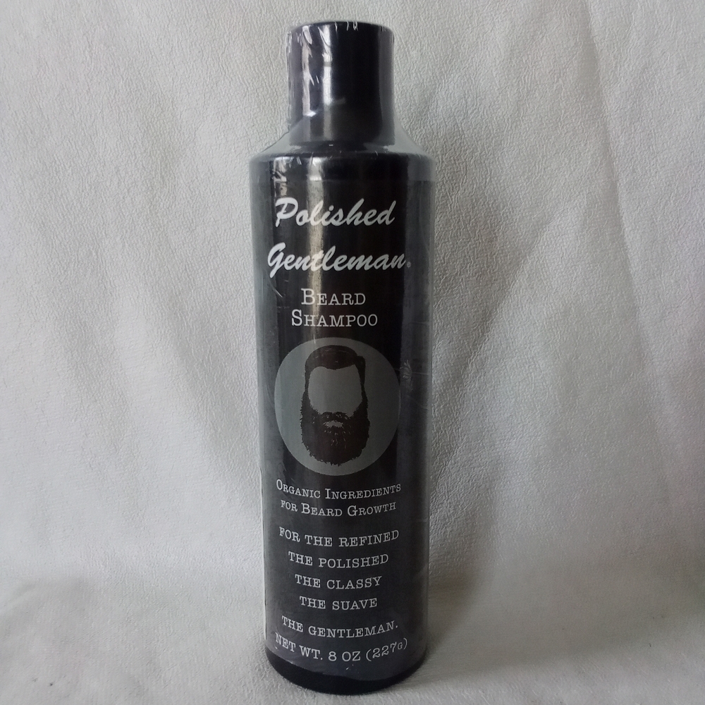 Beard Shampoo 8oz Bottle Polished Gentleman